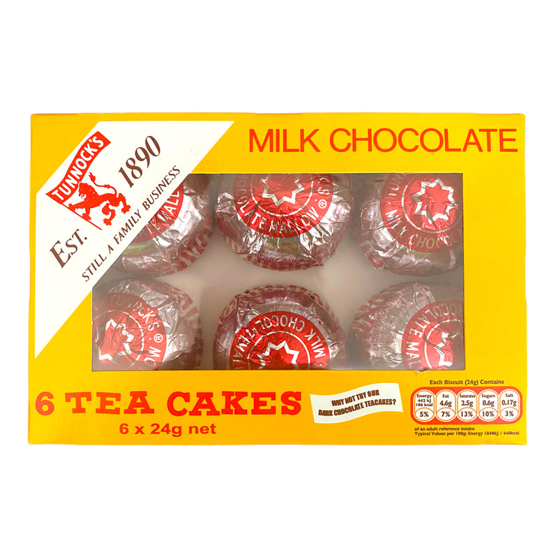 Tunnock’s Milk Chocolate Teacakes x 6pk