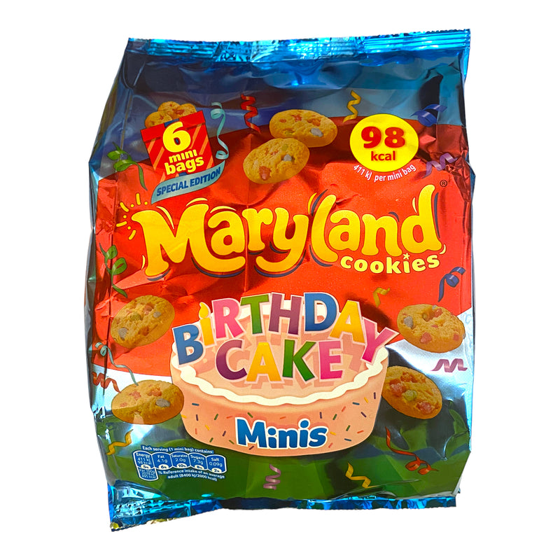 Maryland Cookies Birthday Cake Minis 6pk