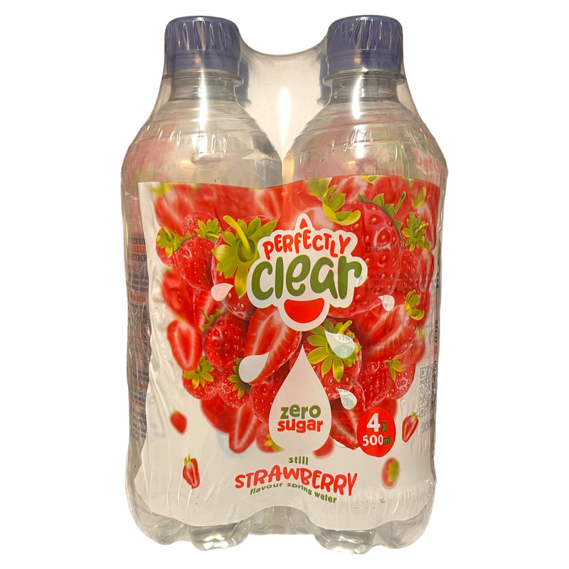 Perfectly Clear Strawberry 4 x 500ml