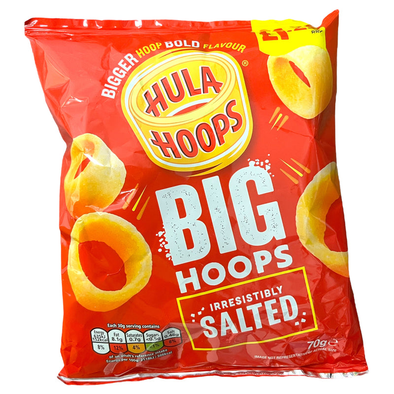 Hula Hoops Big Hoops Salted 70g