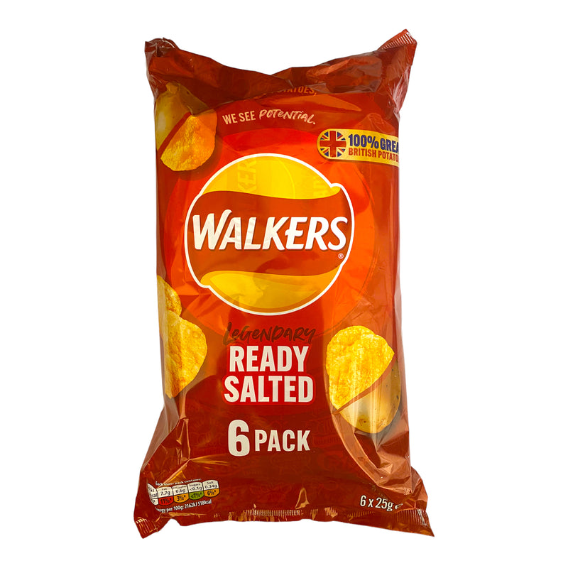 Walkers Legendary Ready Salted 6pk