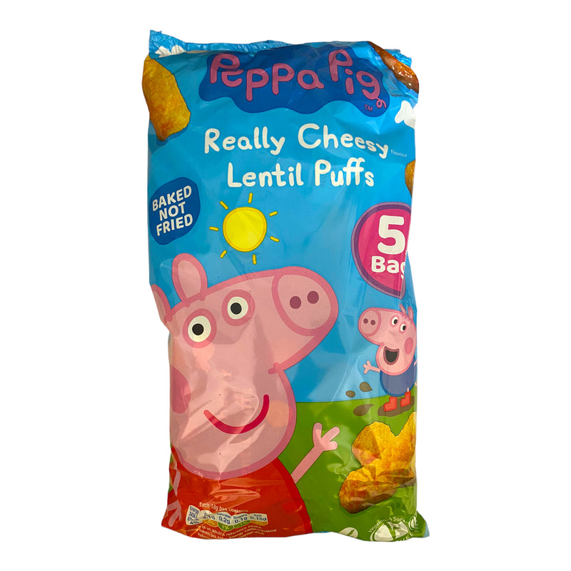 Peppa Pig Really Cheesy Lentil Puffs 5pk