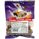 Golden Sunrise Foods Milk Chocolate Peanuts & Raisins 60g