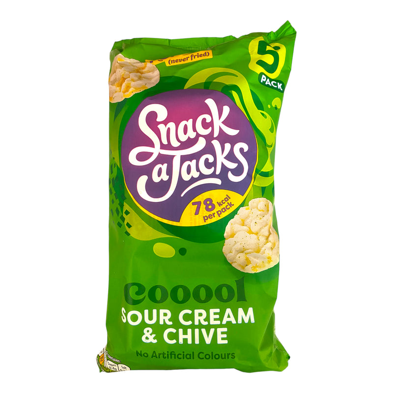 Snack A Jacks Sour Cream & Chive 5pk