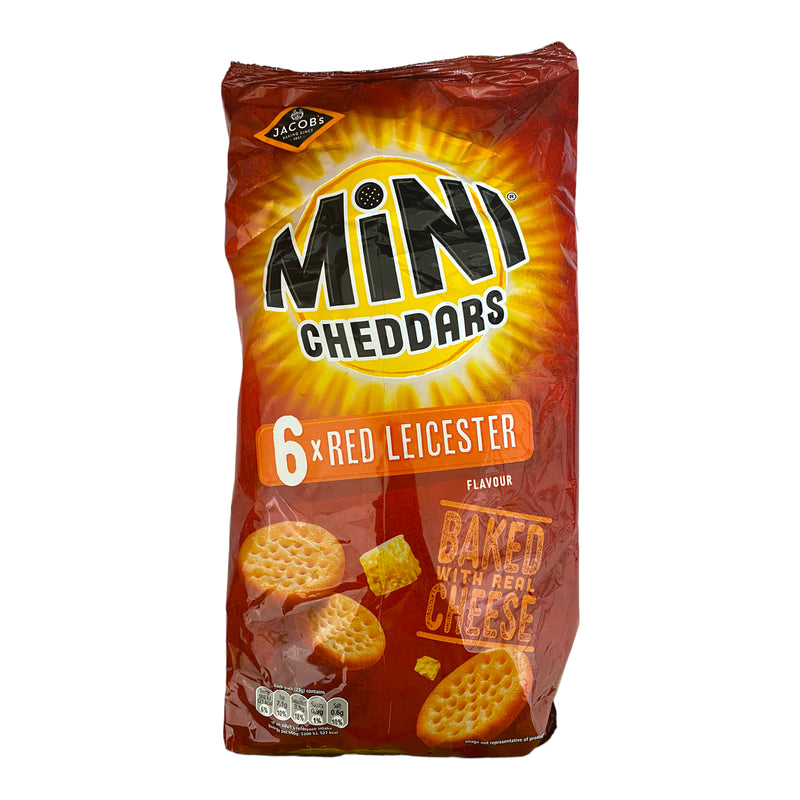 Jacob’s Mini Cheddars Red Leicester 6pk
