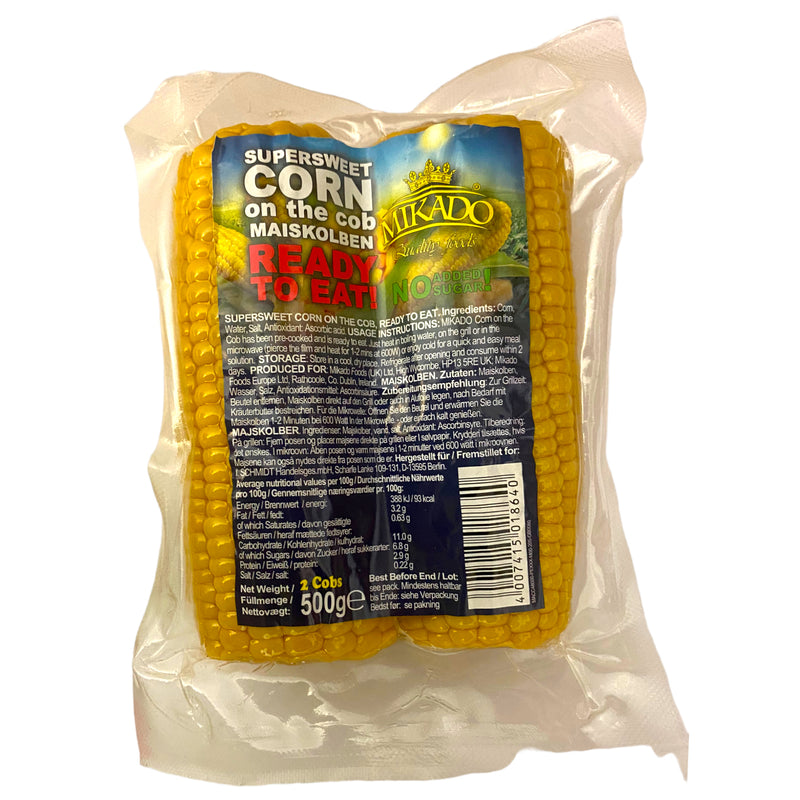 Corn On The Cob Long Life 500g