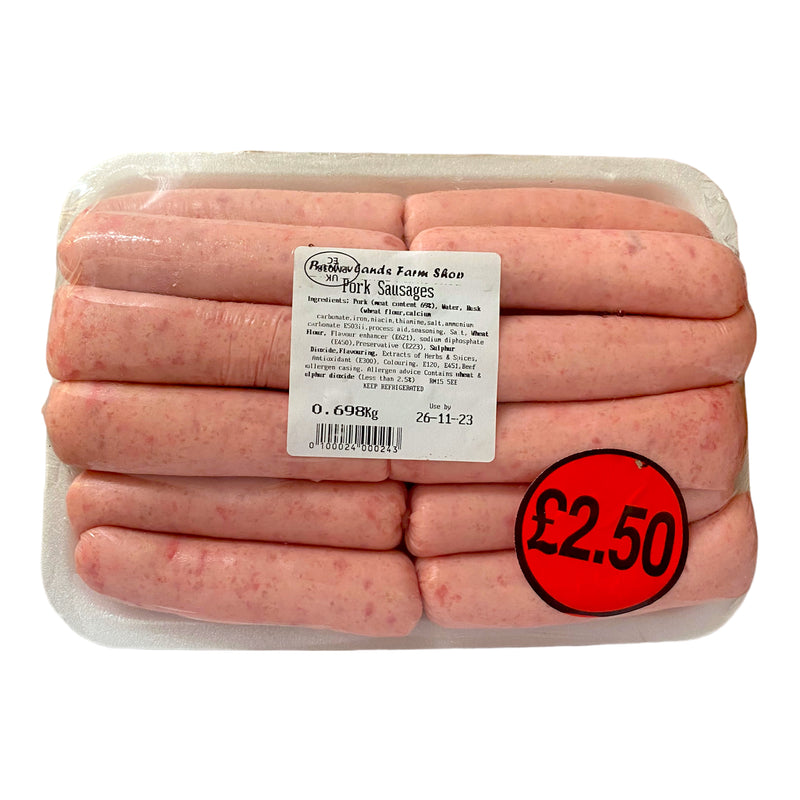 Pork Sausages 698g