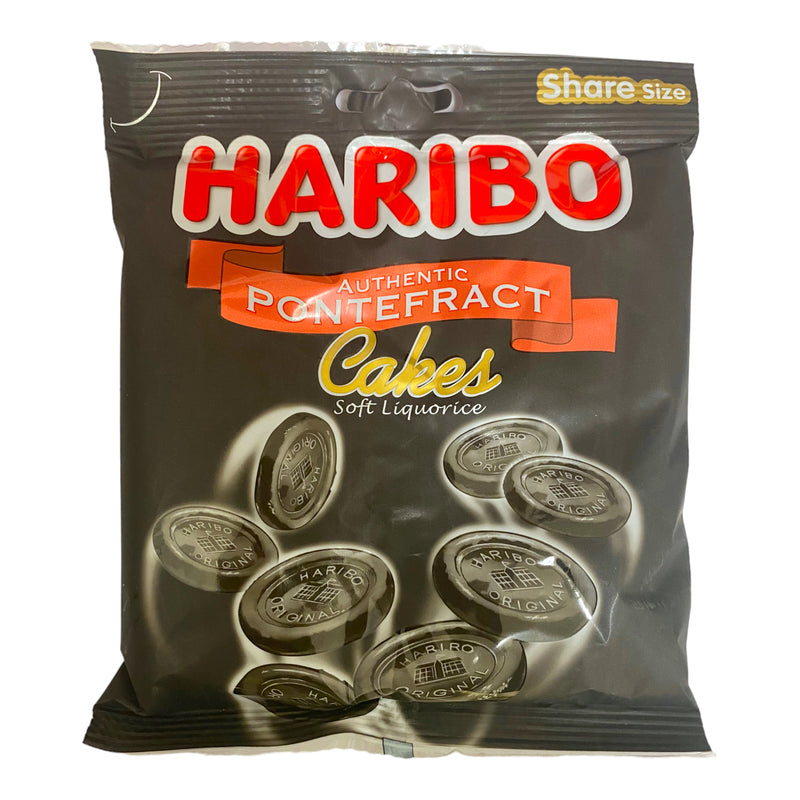 Haribo Soft Liquorice Cakes 160g