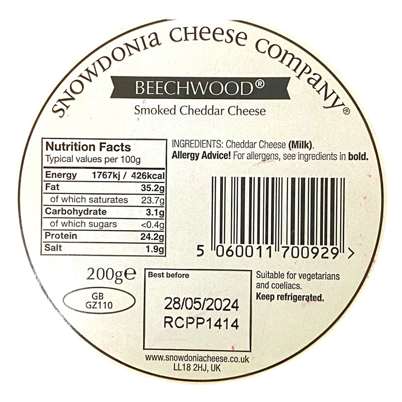 Snowdonia Beechwood Cheese 200g