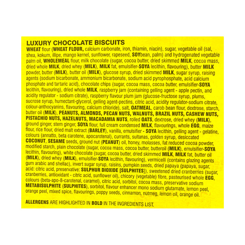 House of Lancaster Luxury Chocolate Biscuits 1000g