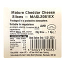 Mature Cheddar Slices 1kg