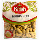 Packaged snack of 'Monkey Nuts' by Krish on a white background