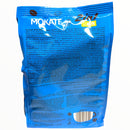 Blue package of Mokate coffee with visible text and branding.