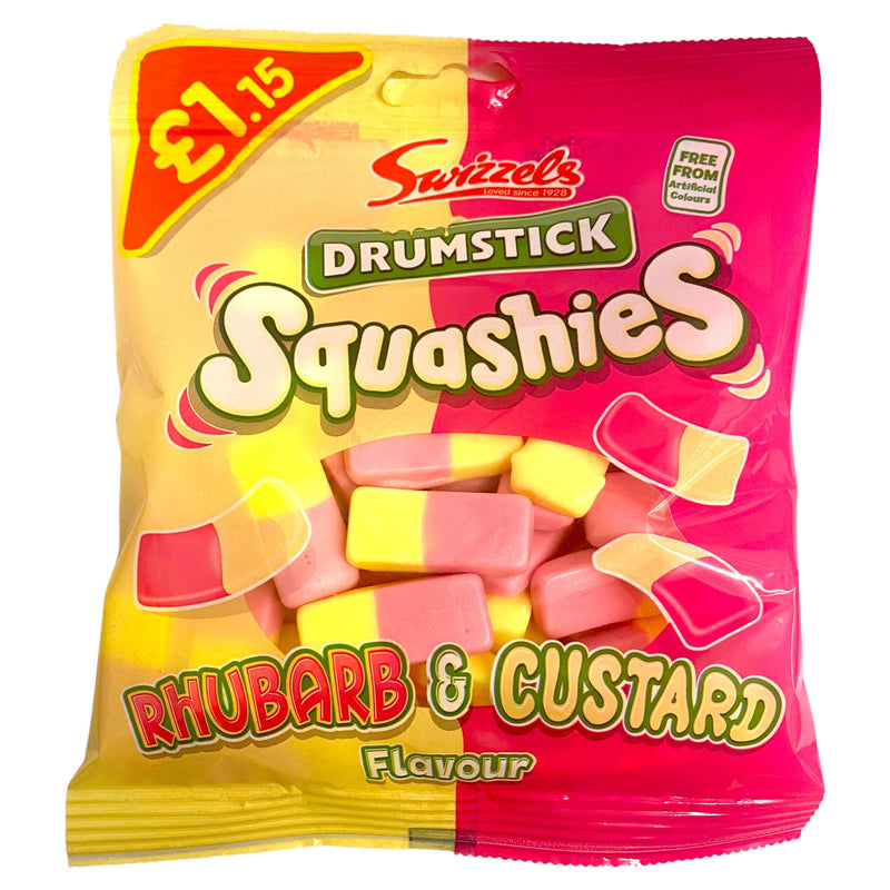 Swizzels Squashies Rhubarb & Custard 120g