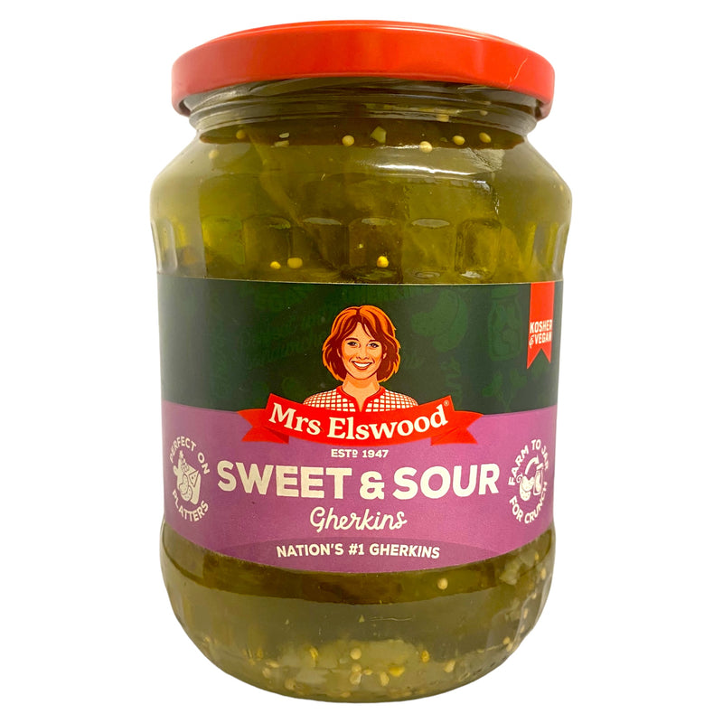 Mrs Elswood Sweet & Sour Gherkins 670g