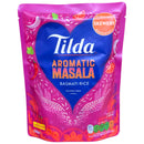 Tilda Aromatic Masala Basmati Rice packaging on a white background