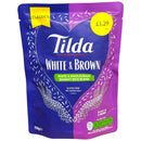 Tilda White & Brown Basmati Rice 250g - Barleylands Farm Shop, Billericay, Essex