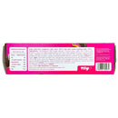 Packaging with pink label and white background