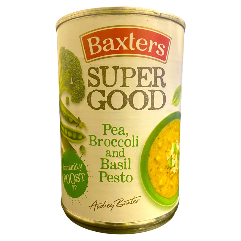 Baxters Super Good Pea, Broccoli & Basil Pesto Soup 400g