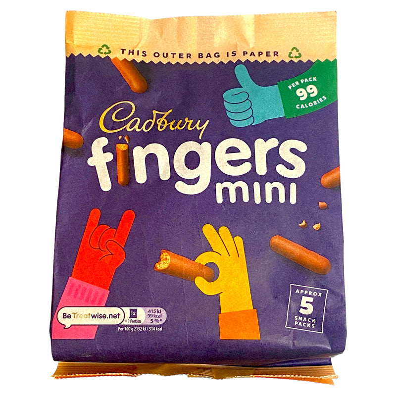 Cadbury Fingers Mini 5 x 19.3g