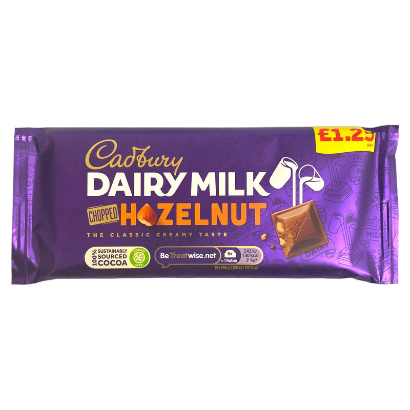 Cadbury Dairy Milk Hazelnut 95g