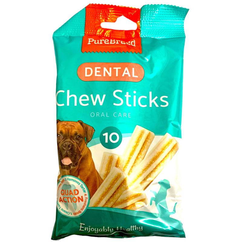 Purebreed Dental Chew Sticks 200g