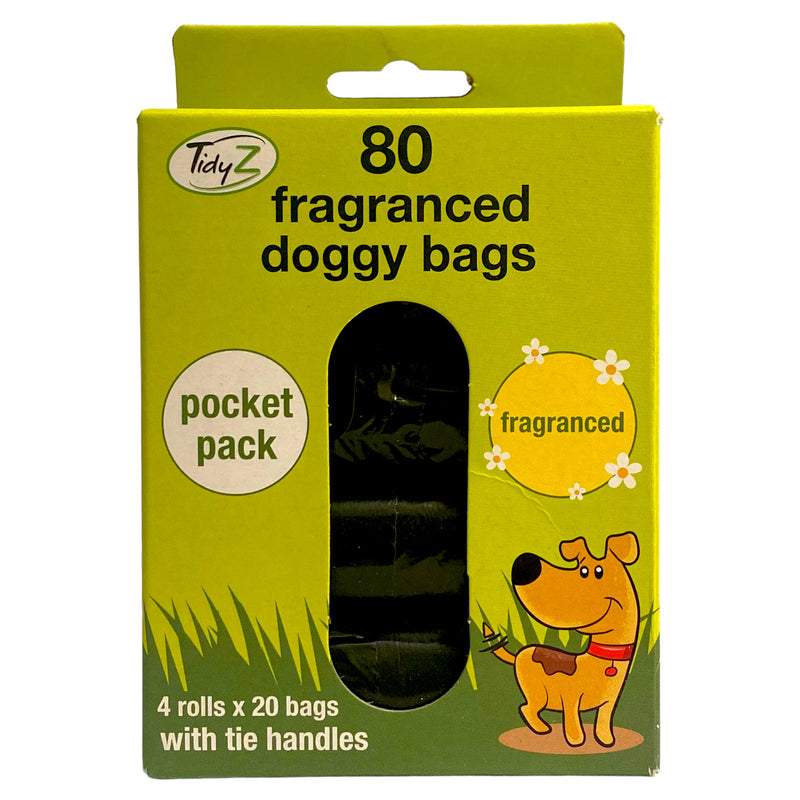 TidyZ Fragranced Doggy Bags 4 x 20bags