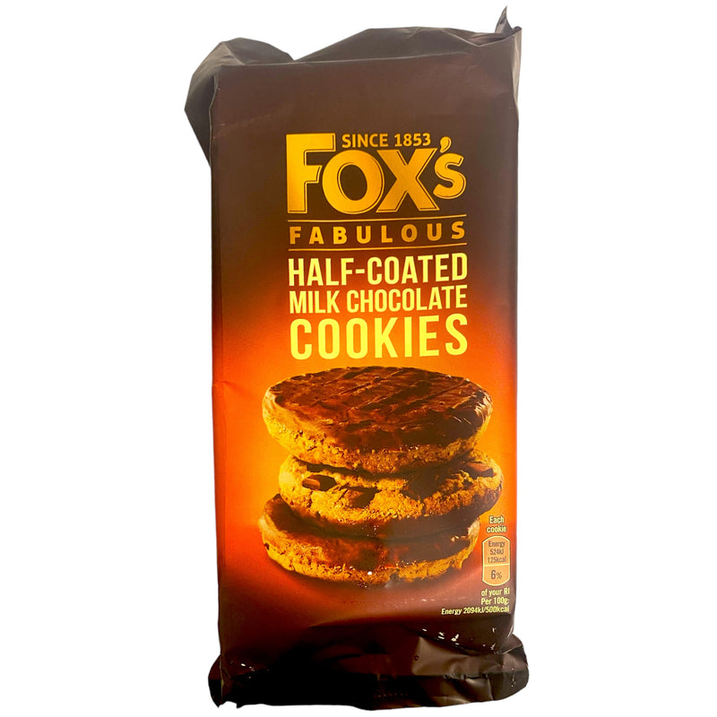 Fox’s Fabulous Half-Coated Milk Chocolate Cookies 175g