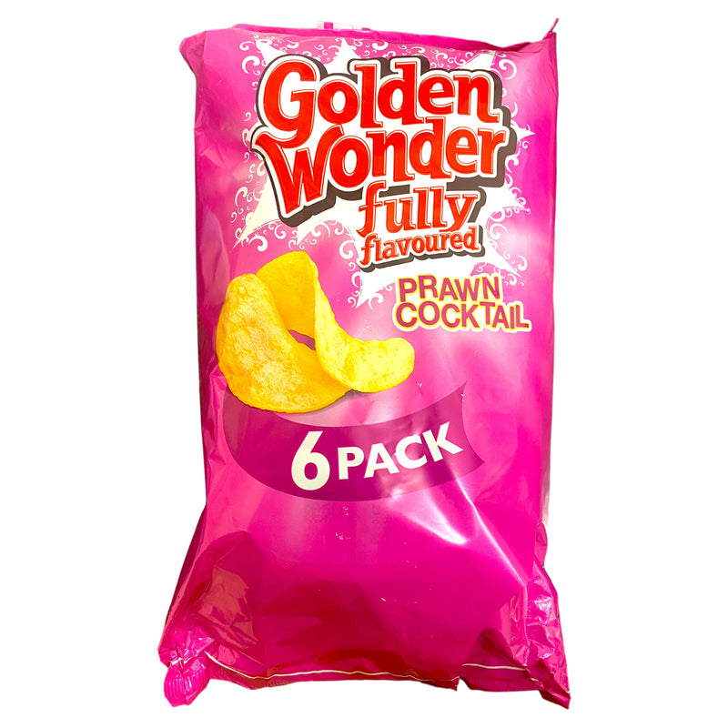Golden Wonder Fully Flavoured Prawn Cocktail 6pk