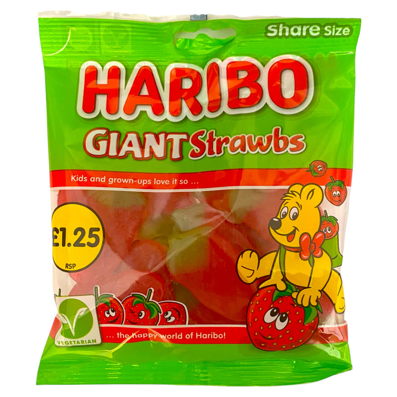 Haribo Giant Strawbs 140g