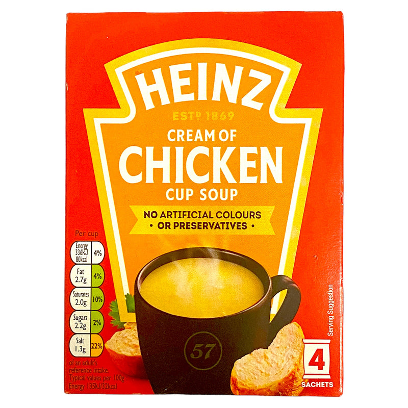 Heinz Cream of Chicken Cup Soup 4 x 17g
