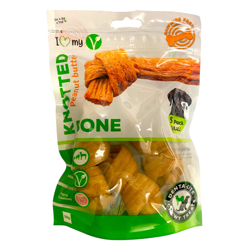 I Love My Knotted Peanut Butter Bones 125g
