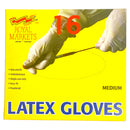 Royal Markets Medium Latex Gloves x 16