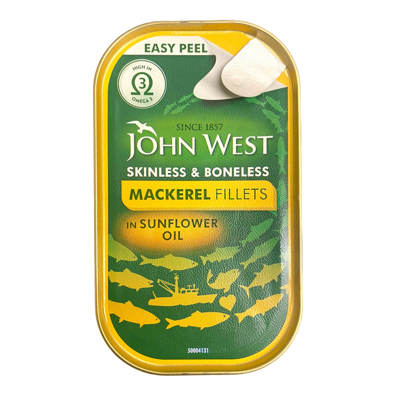 John West Mackerel Fillets In Sunflower Oil 115g