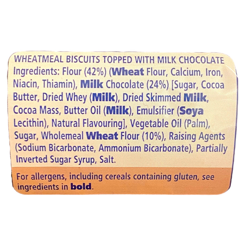 McVitie’s Tasties Milk Chocolate Digestives 300g