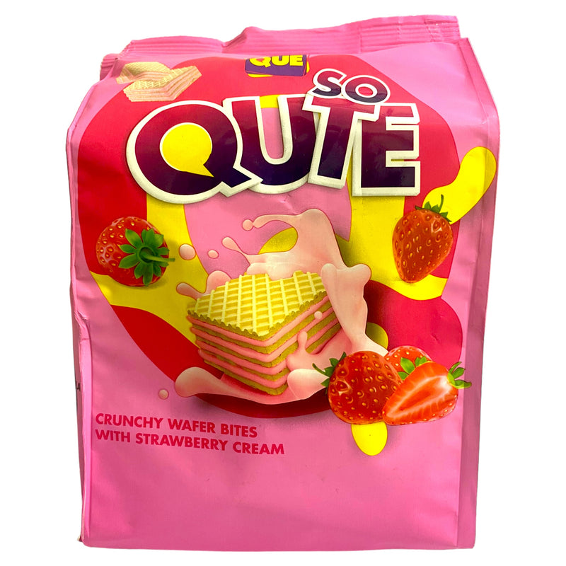 Que So Qute Strawberry Wafer Bites 200g