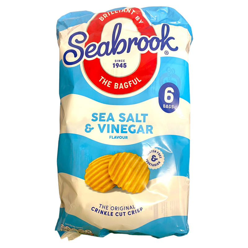 Seabrook Sea Salt & Vinegar 6pk